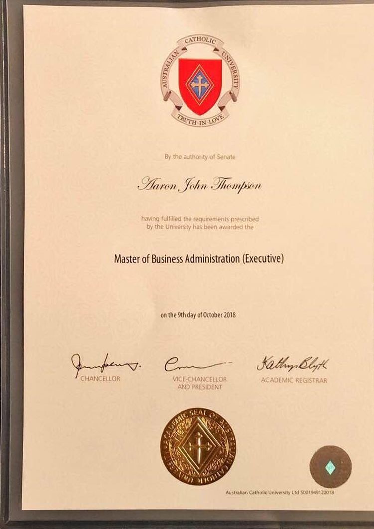 Buy college degree from the Australian Catholic University