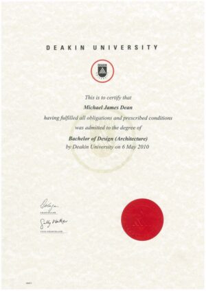 Buy college degree from the Deakin University
