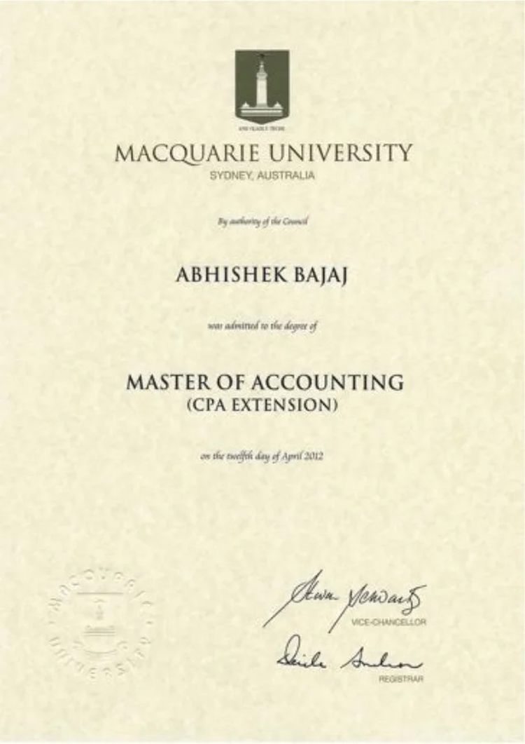 Buy college degree from the Macquarie University