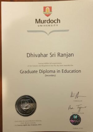 Buy college degree from the Murdoch University