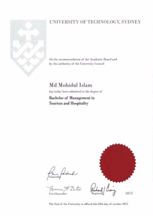 Buy Transcript Certificate from University of Technology Sydney